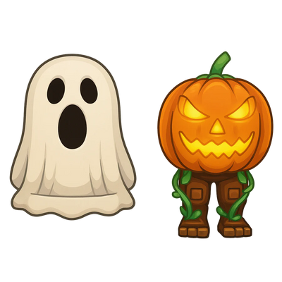 Spooky and Pumpky
