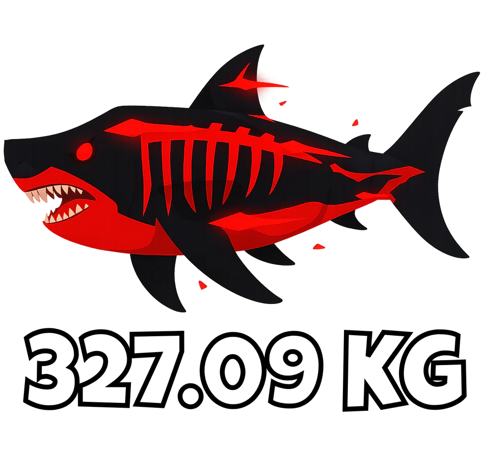 Holographic Megalodon 327.09KG